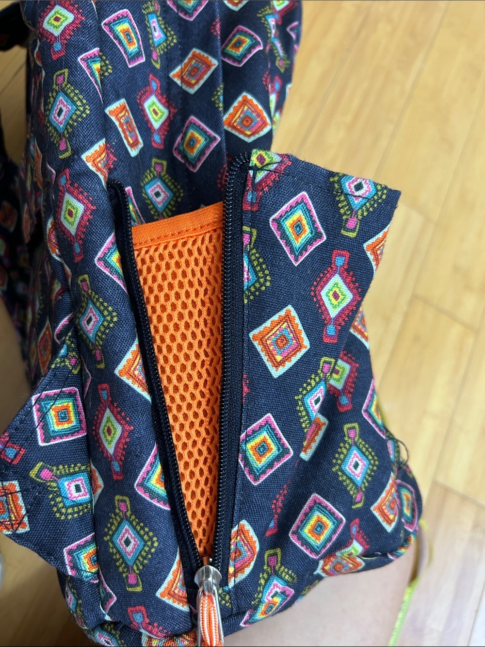 Vera Bradley Lighten Up Medallion Print Large size Backpack - Picture 9 of 10